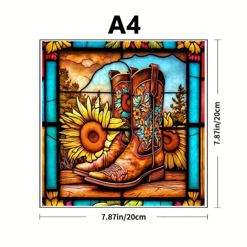 Magic Boot Wooden Puzzle Irregular Animal Shaped Gift
