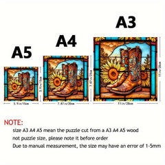 Magic Boot Wooden Puzzle Irregular Animal Shaped Gift