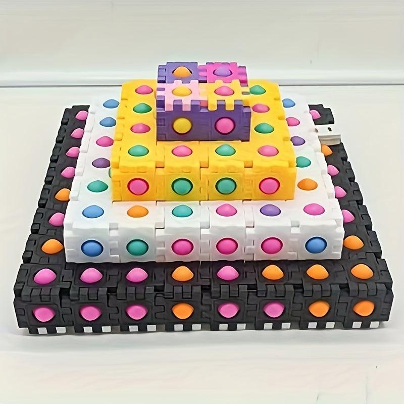 60pcs Building Block Puzzle Tabletop Game Toy for Kids