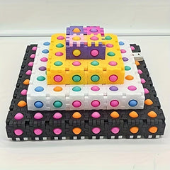 60pcs Building Block Puzzle Tabletop Game Toy for Kids