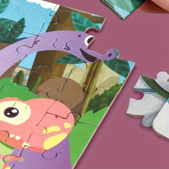 36pc Paper Mini Puzzle Educational Toy Birthday Gift English