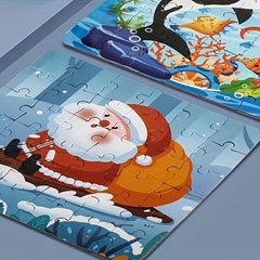 36pc Paper Mini Puzzle Educational Toy Birthday Gift English
