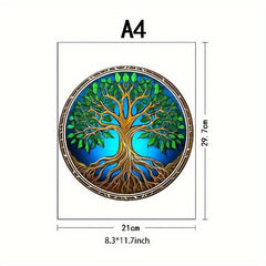 Wooden Puzzle Creative Special Shapes Adult Creative Tree Player