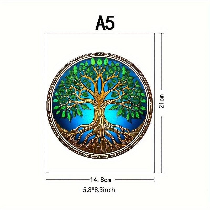 Wooden Puzzle Creative Special Shapes Adult Creative Tree Player