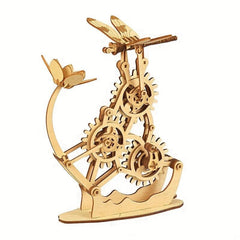 DIY 3D Wooden Dragonfly Puzzle for Kids
