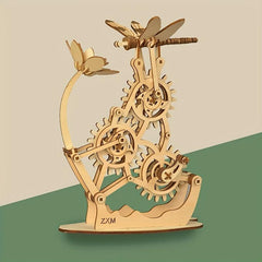 DIY 3D Wooden Dragonfly Puzzle for Kids