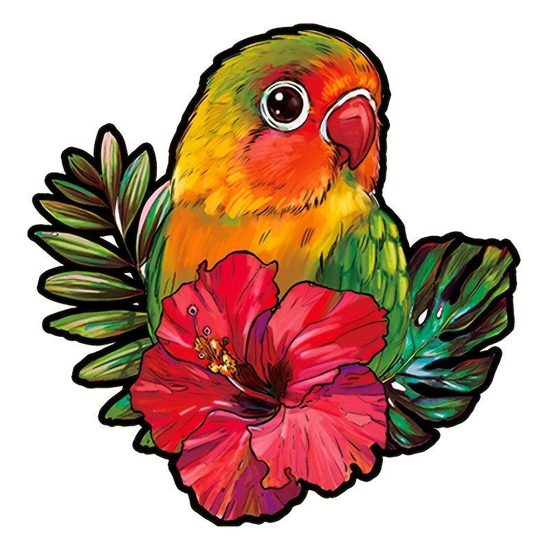 Colorful Birds Wooden Puzzle Decorative Painting Jigsaw