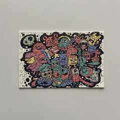 150pcs Monster Mini Puzzle Test Tube Jigsaw Game