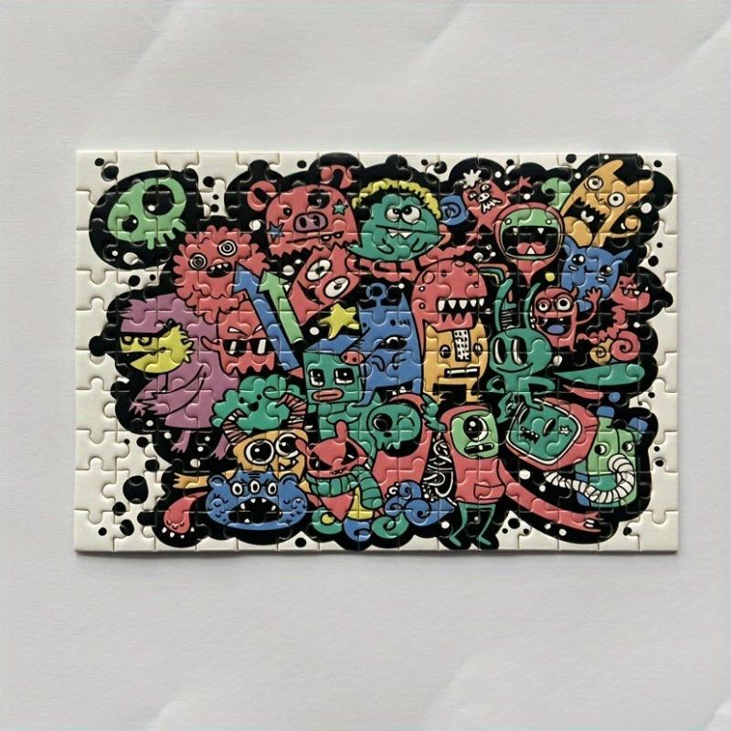 150pcs Monster Mini Puzzle Test Tube Jigsaw Game