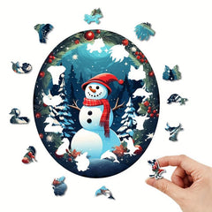 Christmas Puzzle Adult Animal Puzzle Holiday Entertainment Decompression Difficu