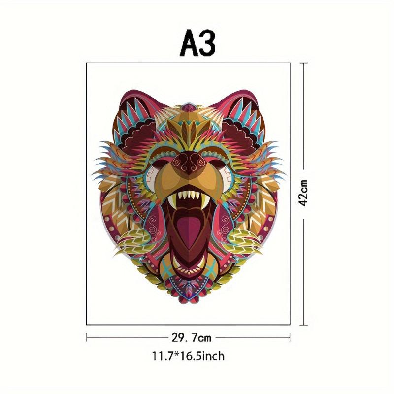 Dog Advanced Player Wooden Puzzle Creative Special Shapes Adult