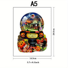 Halloween Animals Wooden Jigsaw Puzzle Game