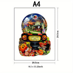 Halloween Animals Wooden Jigsaw Puzzle Game