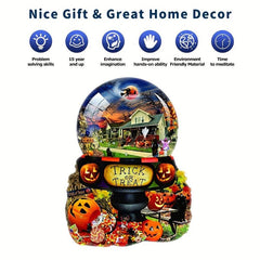 Halloween Animals Wooden Jigsaw Puzzle Game