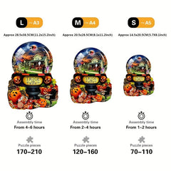 Halloween Animals Wooden Jigsaw Puzzle Game