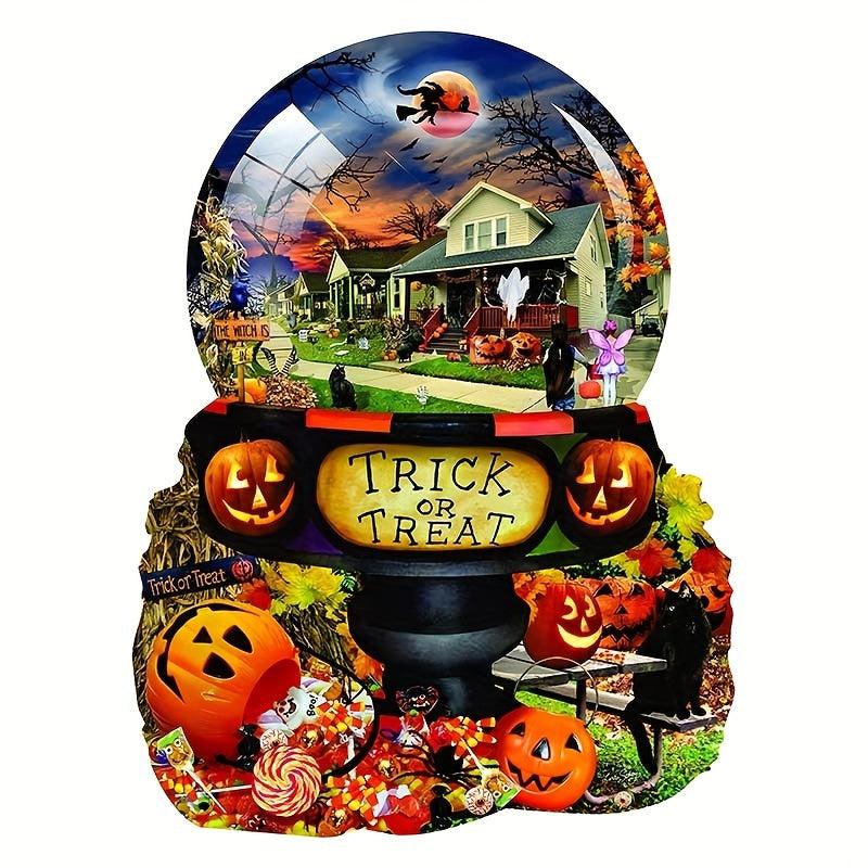 Halloween Animals Wooden Jigsaw Puzzle Game