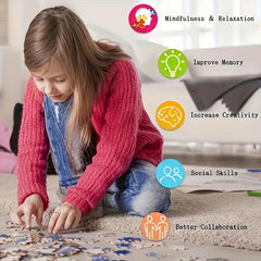 1000 Pc Cartoon Landscape Jigsaw Puzzle - High Difficulty