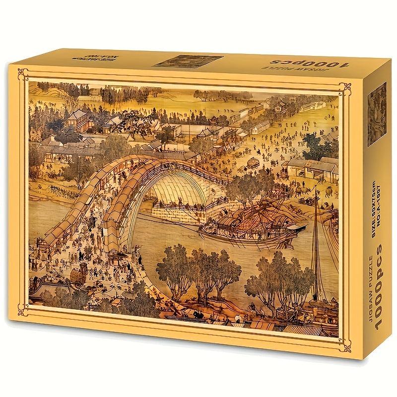 1000 Pc Cartoon Landscape Jigsaw Puzzle - High Difficulty
