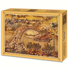 1000 Pc Cartoon Landscape Jigsaw Puzzle - High Difficulty