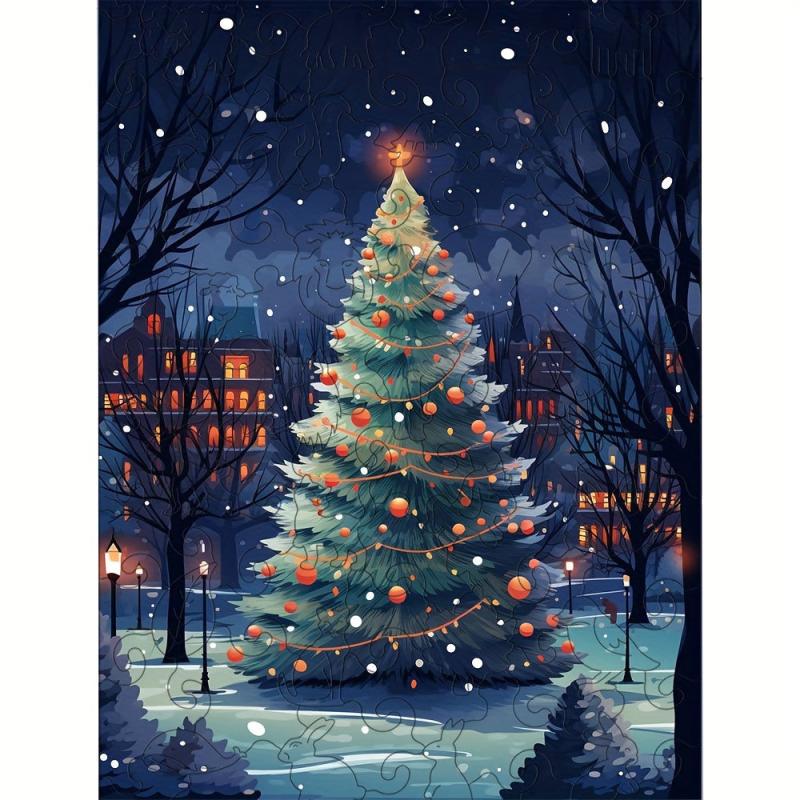 Christmas Animal Puzzle for Adults - Holiday Entertainment