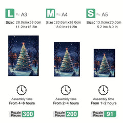 Christmas Animal Puzzle for Adults - Holiday Entertainment
