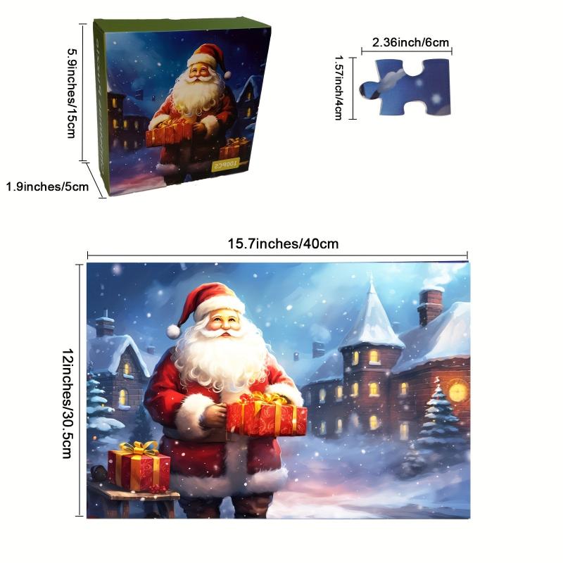 100Pcs Santa Xmas Jigsaw Puzzle Educational Toy