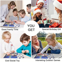 100Pcs Santa Xmas Jigsaw Puzzle Educational Toy