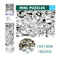 Mini Test Tube Puzzle Painting Jigsaw Decompress Toys Educational Game