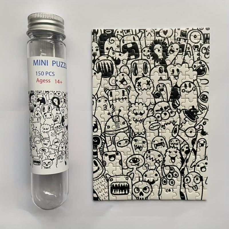 Mini Test Tube Puzzle Painting Jigsaw Decompress Toys Educational Game