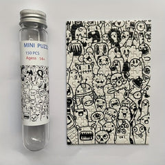 Mini Test Tube Puzzle Painting Jigsaw Decompress Toys Educational Game