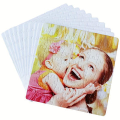 10 Sets Blank Puzzle Heat Press DIY Puzzle Blanks Custom Puzzles