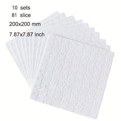 10 Sets Blank Puzzle Heat Press DIY Puzzle Blanks Custom Puzzles