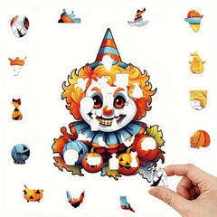 Christmas Wooden Puzzle Irregular Shape Christmas Gift Adult Stress Reduction