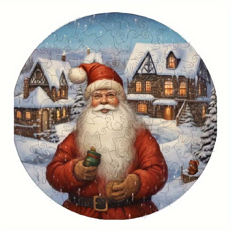 Christmas Advanced Player Wooden Puzzle Creative Special Shapes