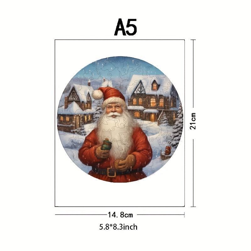 Christmas Advanced Player Wooden Puzzle Creative Special Shapes
