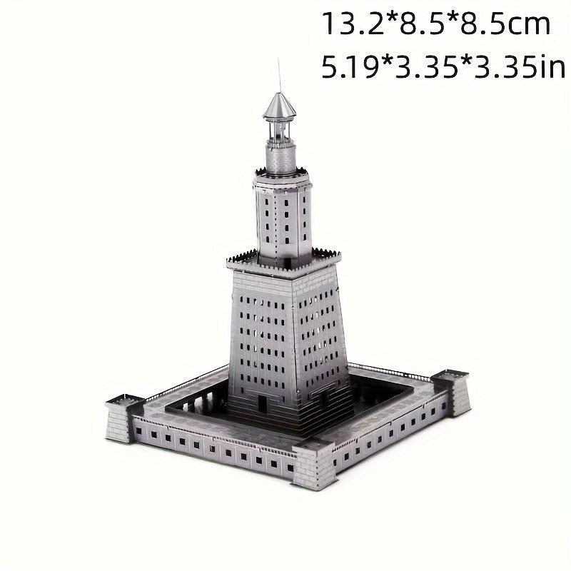 3D Metal Lighthouse Puzzle DIY Toy Building Model