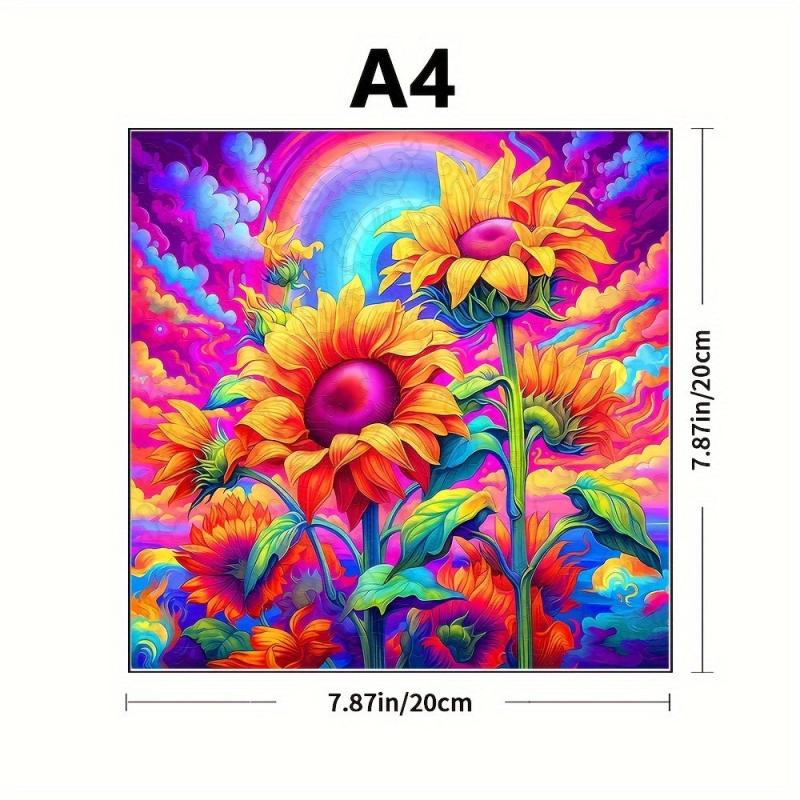 Challenging Sunflower Puzzle Toy for Adults