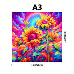Challenging Sunflower Puzzle Toy for Adults