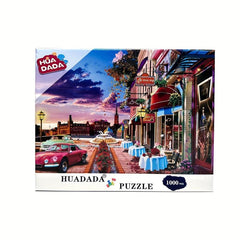 1000 Piece Jigsaw Puzzle: Cafe At Street Corner