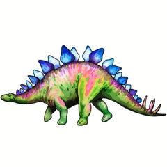 Stegosaurus Wooden Puzzle with Box
