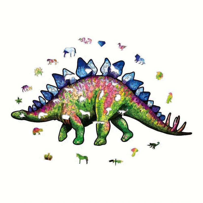 Stegosaurus Wooden Puzzle with Box