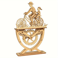 3D Wooden Jigsaw DIY Bicycle Assembled Puzzle Toy