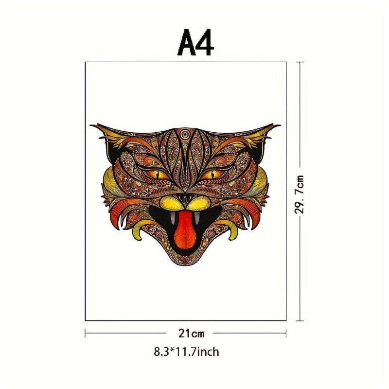 Cat Wooden Puzzle Creative Adult Birthday Party Game