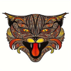 Cat Wooden Puzzle Creative Adult Birthday Party Game