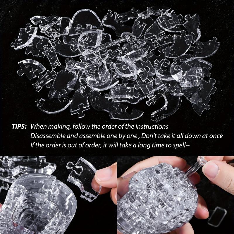 3D Skeleton Puzzle Lamp for Kids' Concentration