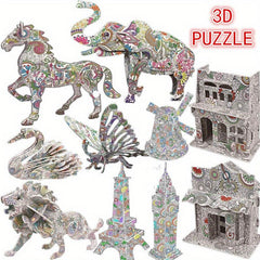 3D Stereoscopic Puzzle Kit DIY Graffiti Art Toy - Stress Relieving