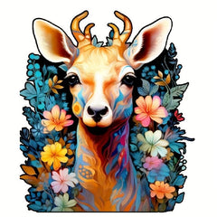 Deer Wooden Puzzle Special Shapes Adult Birthday Games