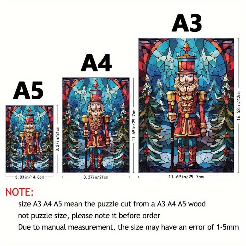 The Nutcracker Puzzle Irregular Shape Wooden Brain Teaser Toy