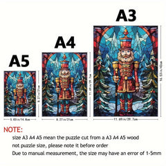 The Nutcracker Puzzle Irregular Shape Wooden Brain Teaser Toy