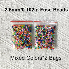 6mm Fuse Beads 1000 PCS Pixel Puzzle Iron Beads Set for Kids DIY Arts And Craft